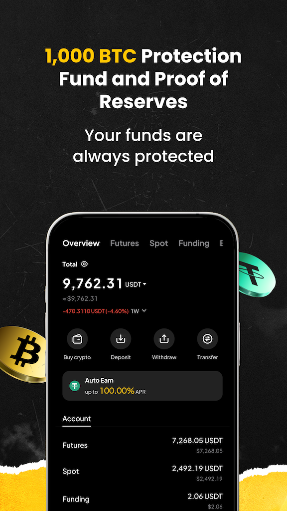 WEEX：Buy Bitcoin & Crypto screenshot 1